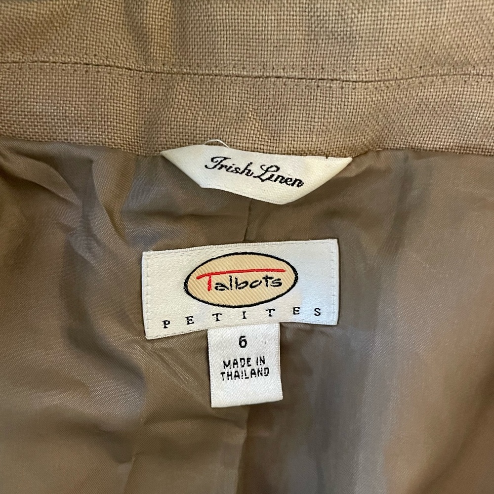 Talbots Irish Linen Jacket - Picture 5 of 6